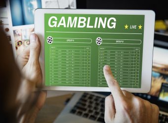 Gambling Football Game Bet Concept