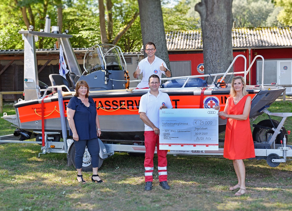 Audi supports water rescue with EUR 25,000