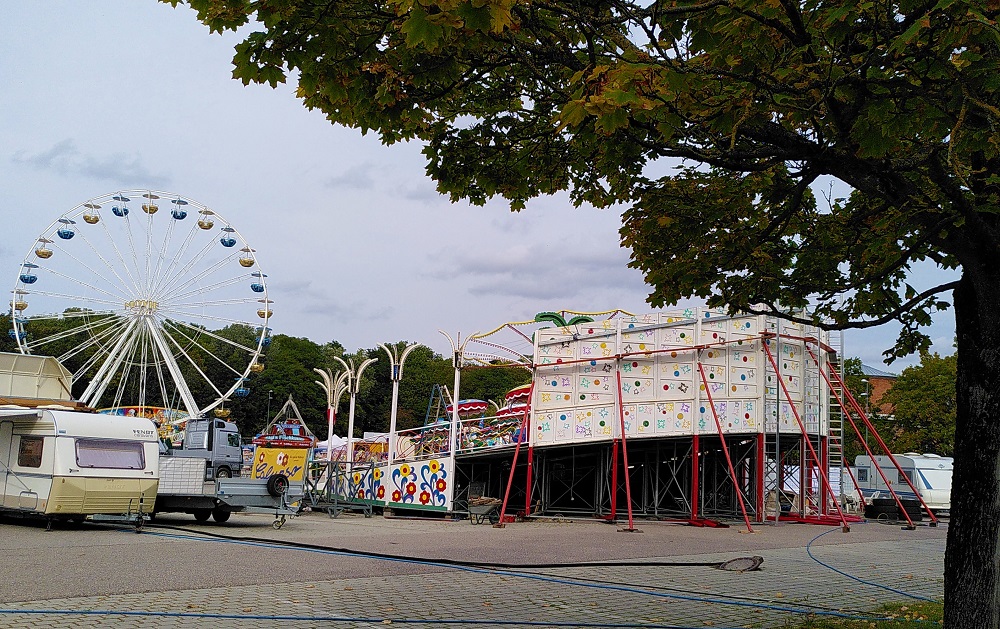 Herbstvergnügen Aufbau