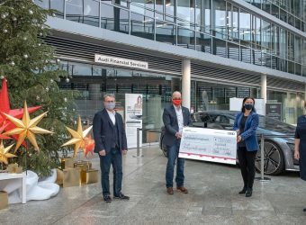 Weihnachtsspende: Audi-Belegschaft spendet 720.000 Euro für reg