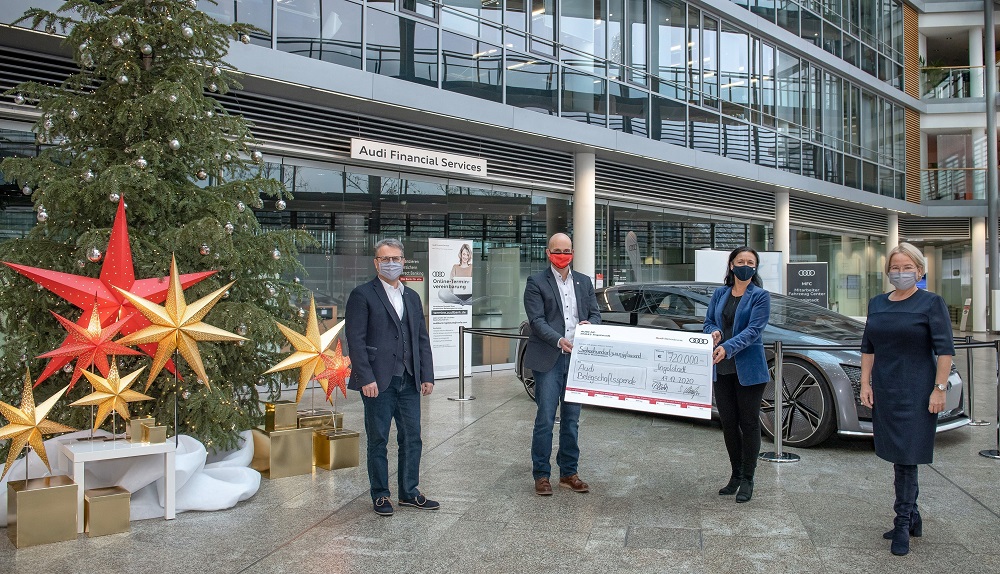 Weihnachtsspende: Audi-Belegschaft spendet 720.000 Euro für reg