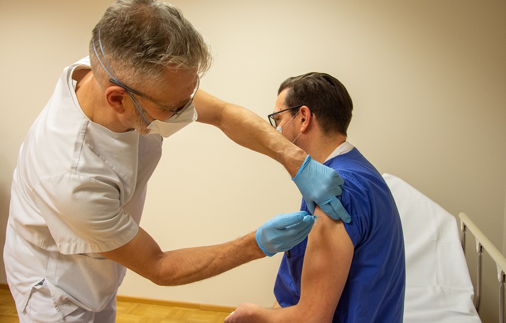 Erste Coronaimpfung am Klinikum Ingolstadt