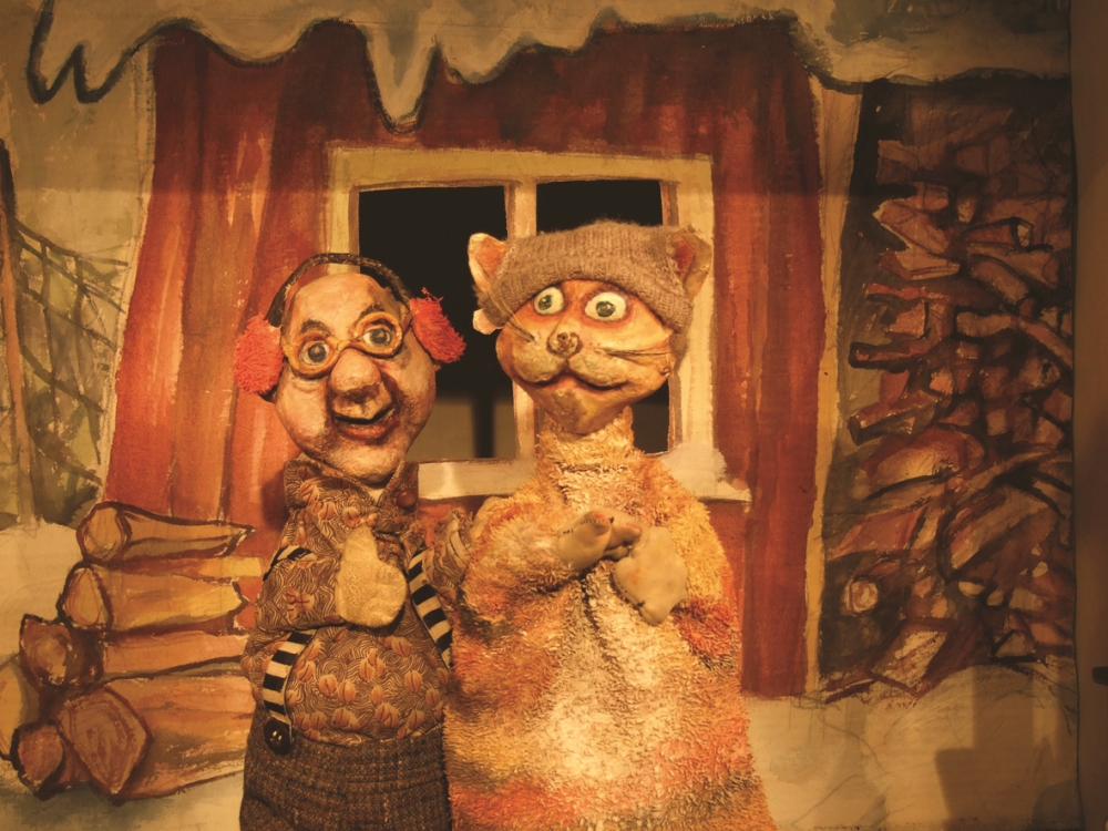 Puppentheater Szene aus Weihnachten mit Opa Franz – Foto Thomas Hänsel 1000