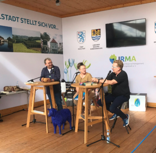 Regionaler Literaturnachmittag mit Arzenheimer, Auer & Petry am Pavillon der Region_IRMA