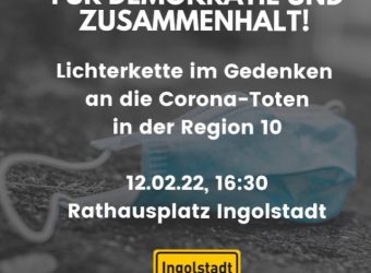 Gedenken Corona-Tote_Ingolstadt ist bunt