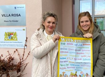 Ines Wodrich links pädagogische Leitung in der Kita Villa Rosa und Sarah Moser Fachkraft Sprach-Kitas – Foto Stadt Ingolstadt Nins Trost 1000