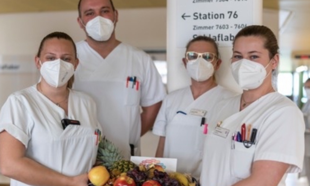 Obstkörbe am Tag der Pflege_Klinikum Ingolstadt_1000pixel