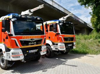 Neue Tanklöschfahrzeuge für Feuerwehr Ingolstadt; Foto: Stadt Ingolstadt / Bernd Betz