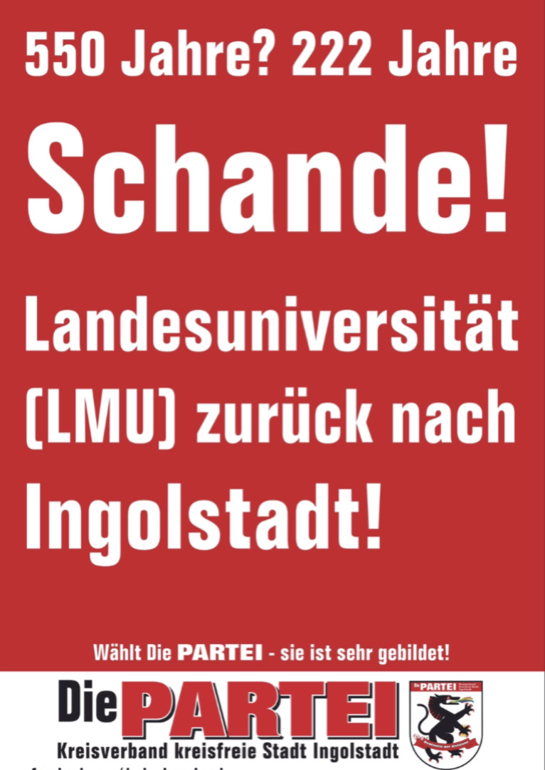 Plakat Die Partei