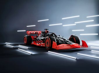 Showcar with Audi F1 launch livery