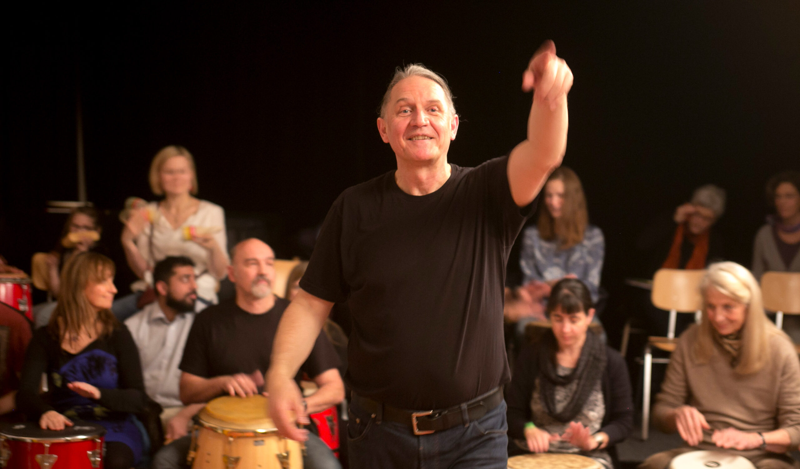 Weltenklang Drum Circle mit Charly Böck