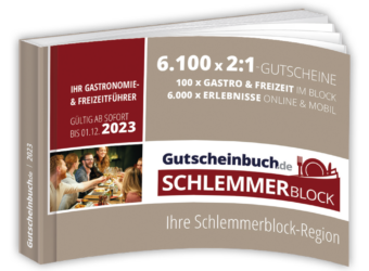 Inhaberinnen und Inhaber einer gültigen Bayerischen Ehrenamtskarte können mit  etwas Glück einen Schlemmerblock oder Freizeitblock von Gutscheinbuch.de  gewinnen.