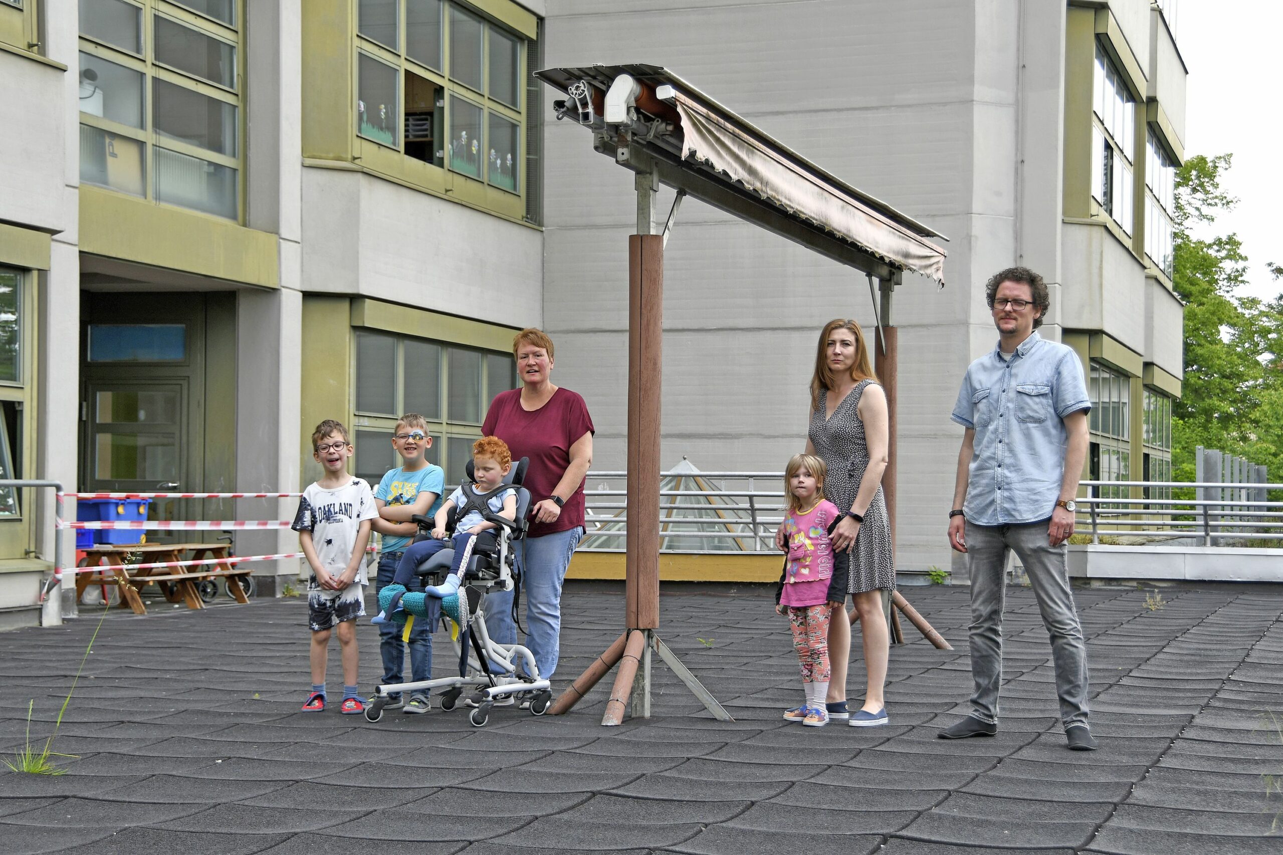 zu erneuernde Spielterrasse in St. Vinzenz