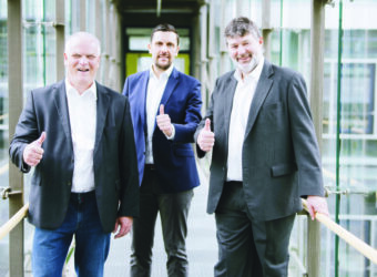 Die drei LOGEX-Geschäftsführer Steffen Mayer, Christoph Haub, Michael Hörtkorn