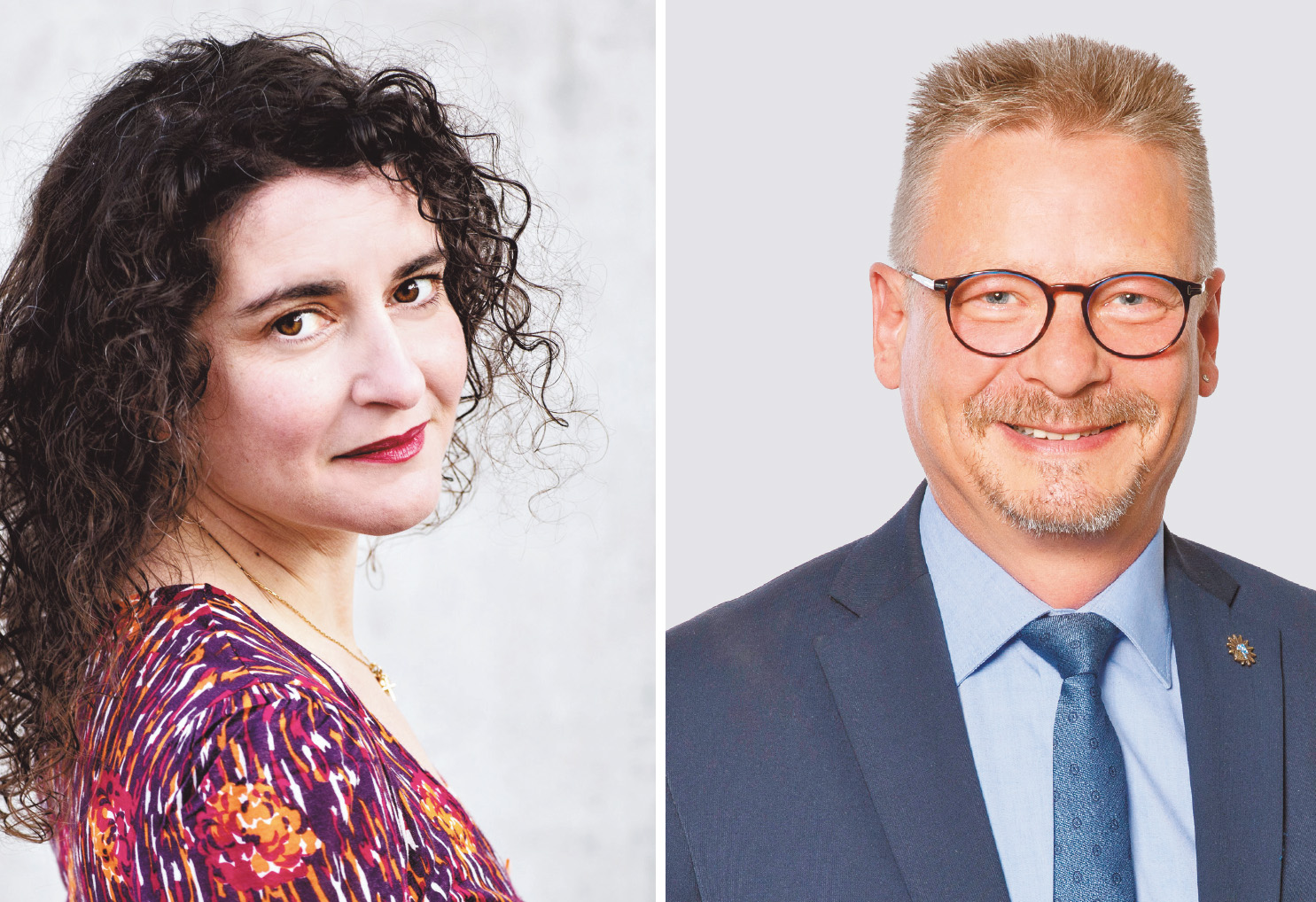 Stephan Ertl (CSU) und Francesca Pane (Die Linke) rücken in den Stadtrat nach