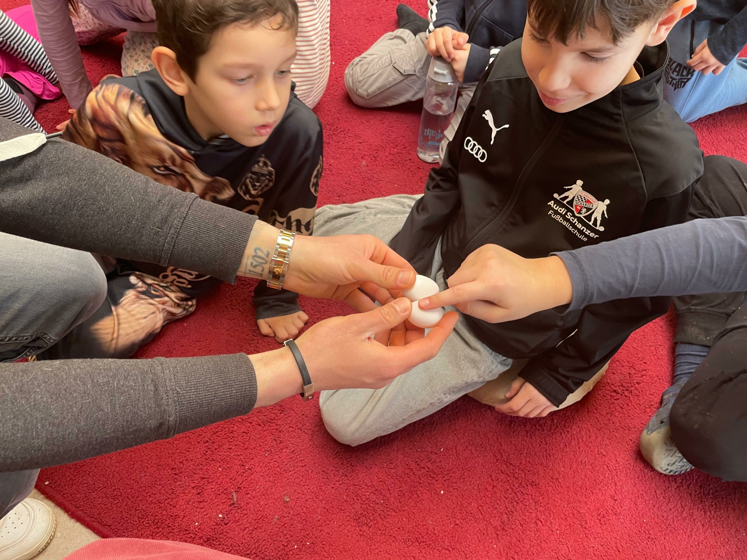 Besuch in der Montessori Schule